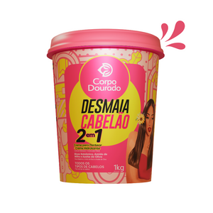 Corpo Dourado Cream Desmaya Cabello 1in2 with Corn Extract and Olive Oil