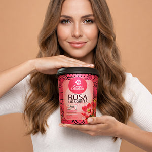 Corpo Dourado Dona Rosa Cream for all hair types 1in2 with rosehip oil extract and cornstarch